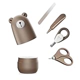 Baby Nagel Set, Baby Maniküre Set und Pediküre Set mit niedlichem Etui. Baby Nagelknipser und...