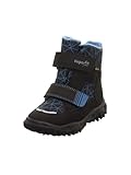 Superfit Jungen HUSKY warm gefütterte Gore-Tex Schneestiefel, SCHWARZ/BLAU 0010, 38 EU