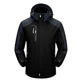 Taoyoule Männer Wasserdichte Jacke Outdoor Wandern Softshell Jacke Windbreaker Sportbekleidung mit...