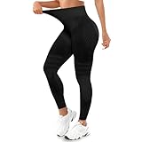 Anti Cellulite Leggings, Sportleggins Damen Lang Kompressions Leggings Po Push Up, Boom Booty High...