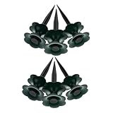 BESTonZON 6 Stück Teiliges Gartenschlauch mit Robusten Führungsspikes Vielseitiger Schlauchhalter...