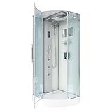 AcquaVapore D37-10L2-EC Dampfdusche Duschtempel Duschkabine 90x90