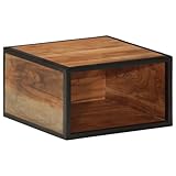 TEKEET Furniture Home Tools Nachttisch Wandschrank 35x35x20 cm Massivholz Akazie