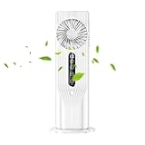 Luftbefeuchter-Ventilator, leiser Schreibtisch-Ventilator, 6-Gang-Ventilator, leise Fernbedienung,...