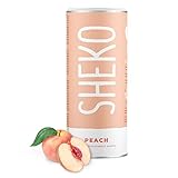 SHEKO Peach Pfirsich-Joghurt Mahlzeitersatz Shake | 25 Shakes pro Dose | Proteinreich, Glutenfrei &...