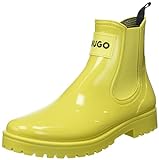 HUGO Damen Tabita Rain Bootie Stiefeletten, Bright Yellow735, 36 EU
