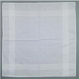 Rbleote 12 Artikel Einstecktuch, Stofftaschentücher Herren, Hochwertige Baumwolle, Weich und...