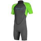 O'Neill Herren Reactor-2 2mm Back Zip Spring Wetsuit, Green, M