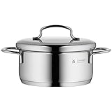 WMF Mini Kochtopf klein 14cm, kleiner Kochtopf, Metalldeckel, kleiner Topf, Bratentopf Induktion...