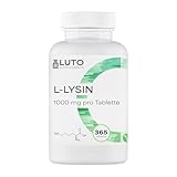 L-Lysin 1000-365 Tabletten - 1000 mg pro EINE Tablette - Aus pflanzlicher Fermentation - Ohne...