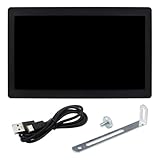 Generchin 7-IPS-Sekundärbildschirm für PC Case, USB-C 1024x600 Temp Monitor, Computeranzeige für...