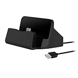 P59C USB C Ladestation – Typ C Dockingstation Ladegerät mit Kabel für Android Smartphones, Handy...