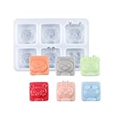 Markante Cartoon Designs Form Antihaftbeschichtet 6 Mulden Silikon Kuchenform Für Die Herstellung...