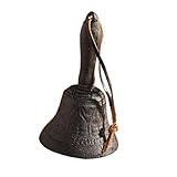 Ipetboom Gusseiserne Retro Handglocke Rustikales Archaize Glöckchen Kreative Gartendeko zum...