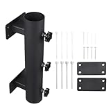 Generisch Schirmhalter für Terrasse und Balkon,Rostbeständige Und Bohrfreie Halterung Für...