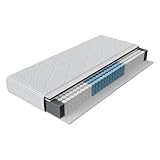 Novilla Matratze 120x200 cm Federkernmatratze Härtegrad H4 Öko-Tex Zertifiziert 7 Zonen...