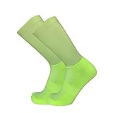 PUQQI Anti-Rutsch-Socken aus Silikon Fahrradsocken Aero-Socken for Laufen im Freien Laufsportsocken...
