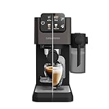 GRUNDIG KSM 5330 Siebträgermaschine mit integriertem Milchbehälter, 1628 W Leistung, 15 bar...