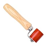 40mm Silikon Andrückrolle Hochtemperaturbeständige Handdruck Roller, Silikon-Presser Hartgummi...