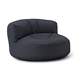 Lumaland Sitzsack Lounge | Sofa-Sitzsack 90 x 50 cm mit Rückenlehne | Indoor & Outdoor Beanbag |...