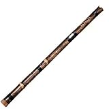 Shakuhachi 54 cm vertikale Flöte D-Key Shakuhachi 5 Löcher Bambusflöte Holzblasinstrument...