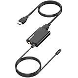 AUTOUTLET HDMI ARC Audio Extraktor, 192kHz HDMI Audio Splitter ARC auf Optisch Koaxial Stereo Audio...