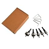 HSS-Bohrer-Set für Edelstahl, Aluminium, Metall, mit Pilotstift, 16, 18,5, 20, 25, 30 mm,...
