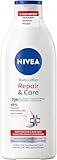 NIVEA Body Lotion Repair & Care, Körpercreme für sehr trockene Haut & zur Linderung von...