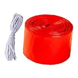 DECOMELODY Hitzebeständige Lebensmittelechte Wursthülle für Bratwurst und Salami DIY...