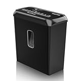 Aktenvernicht Kreuzschnitt, Papier Schredder 6 Blat, Aktenvernichter CD mit Kreuzschnitt und...