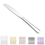 Menümesser 6-teilig, Kyraton Edelstahl 9 Zoll Steakmesser-Set Tafelmesser, Besteck Buttermesser-Set...