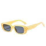 SKJUBLPG Sonnenbrille Herren Damen Unisex Sonnenbrillen Damen Eckig Brillen Sonstige