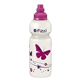 Fizzii Kinder- und Freizeittrinkflasche 600 ml (auslaufsicher bei Kohlensäure, schadstofffrei,...