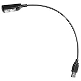 Adam Hall Stands SLED 1 USB PRO - USB Schwanenhalsleuchte mit 2 LEDs, mobile Leselampe, in 2...
