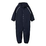 NAME IT Jungen Nmnalfa Solid Fo Noos Softshell Suit Regenanzug, Dark Sapphire, 104 EU