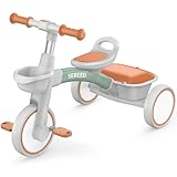 SEREED Dreirad ab 2-5 Jahre, Kleinkinder Spielzeug, Geschenk für Mädchen Junge 2+ Jahren,...