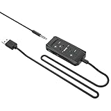 alloneslife USB-auf-3,5-mm-Audioadapter mit 7.1-Surround-Sound für PC-Gaming-Headsets und mehr...