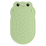 UNEEDE Badewannenmatten rutschfest Kinder, Froschform, Duschmatte für Kinder, 76 x 45 cm, Badematte...