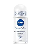 NIVEA Original Care Deo Roll-On (50 ml), pflegendes Anti-Transpirant mit Hautpflege-Essenz, für 48h...