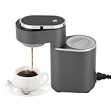 SHZICMY Mini Kaffeemaschine, Tragbare Espressomaschine mit Niederdruck-Voreinweichen, 600W...