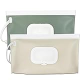 Hebterrka Tücher-Spender, 2er-Pack Tragbarer Nachfüllbarer Tücherbehälter, Wiederverwendbarer...