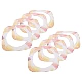 LRXIYODE Wachswärmer Papierringe 10 Stück Einweg Wachserhitzer Schutzmanschetten für Wachsarten...