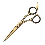 MD Eladio Schere für Friseure und Stylisten, 15,2 cm, goldfarben