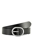 Levi's Women's HERMOSILLA 100 Leather Belt, Regular Black, 105 cm