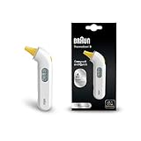 Braun ThermoScan 3 Ohrthermometer | Schnelle 1-Sekunden-Messung | Akustische Fieberanzeige |...