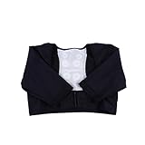 TEHAUX Schlankmachender Kompressions Armformer für Damen mit Bh Stütze Acryl Oberarmweste zur...