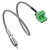 XMSJSIY RCA zu Phoenix-Anschluss Audiokabel Phono RCA Stecker zu 3pin 5,08 mm / 0,2 Zoll Pitch PCB...