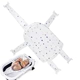 Aolso Baby-Badesitzwanne, Stützwanne für Neugeborene, Badematte mit rutschfestem Badesitznetz,...