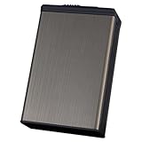 HONITANO Metall Zigarettenbox mit Schiebedeckel Robust Druckfest Feuchtigkeitsgeschützt Kompakt...