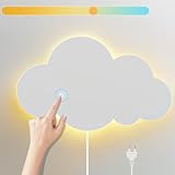 Wandleuchte mit Touch Schalter Innen Kinderzimmer Wandlampe LED 3 Farben Einstellbar Nachttischlampe...